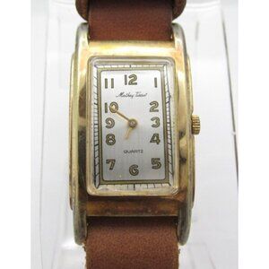 Vtg Women Mathey Tissot Quartz WR‎ Analog 21mm Tank Watch (H878) "New Battery"